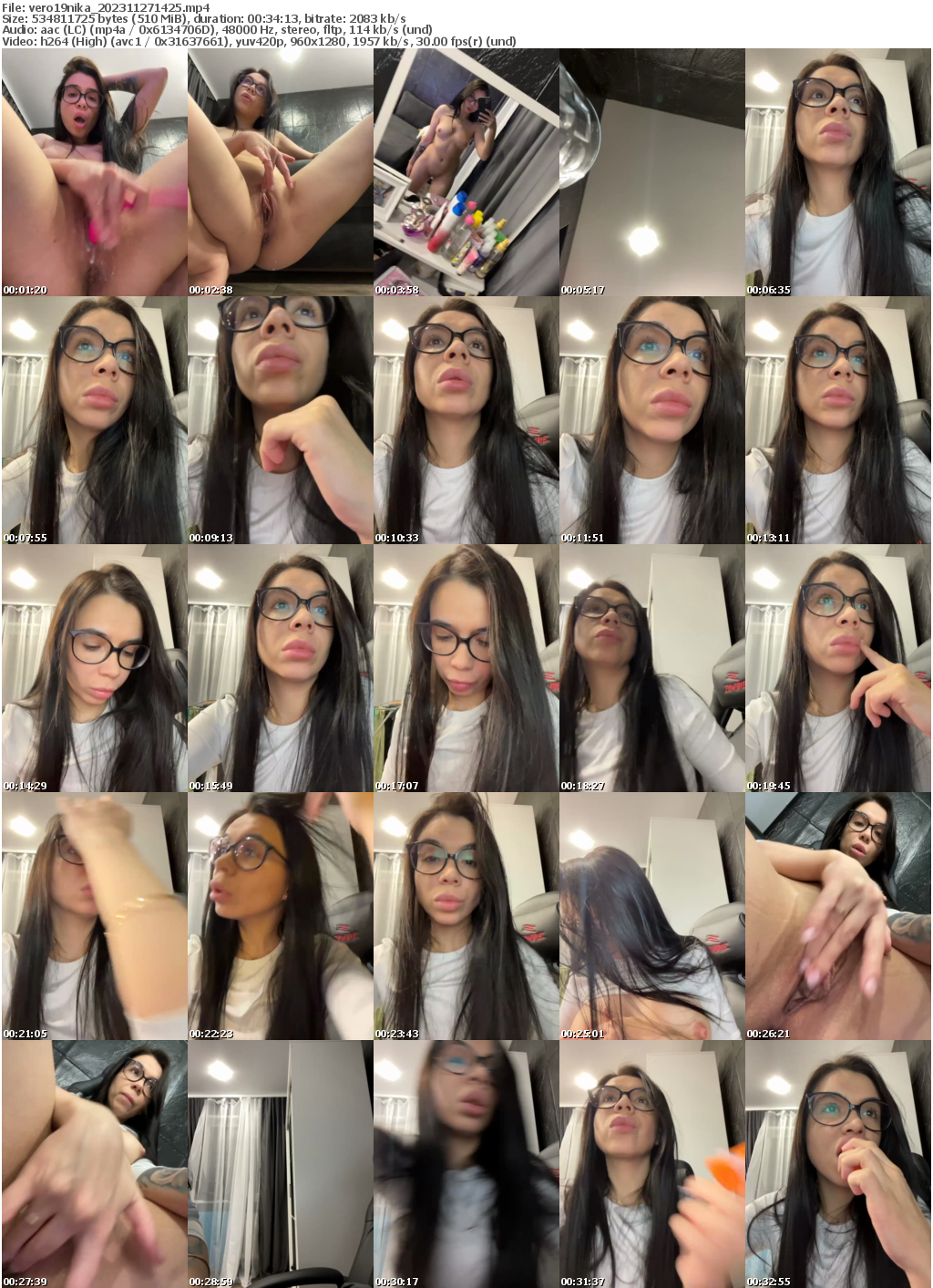 Preview thumb from vero19nika on 2023-11-27 @ bongacams