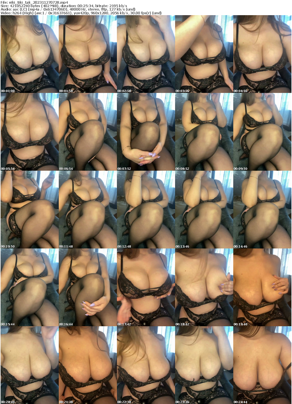 Preview thumb from viki_tiki_tak on 2023-11-27 @ bongacams