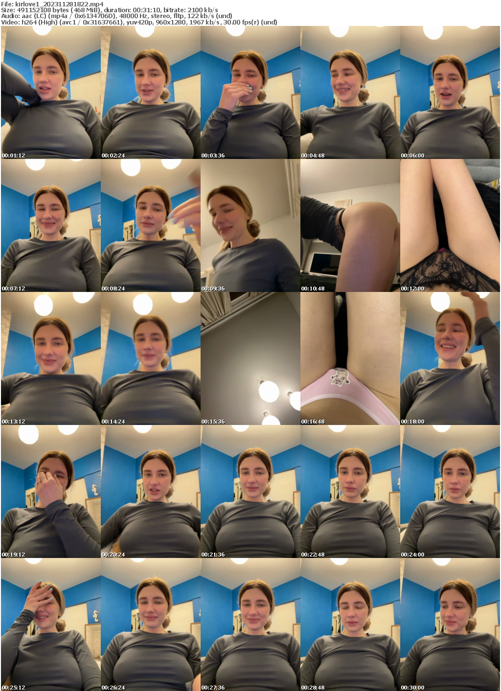 Preview thumb from kirlove1 on 2023-11-28 @ bongacams