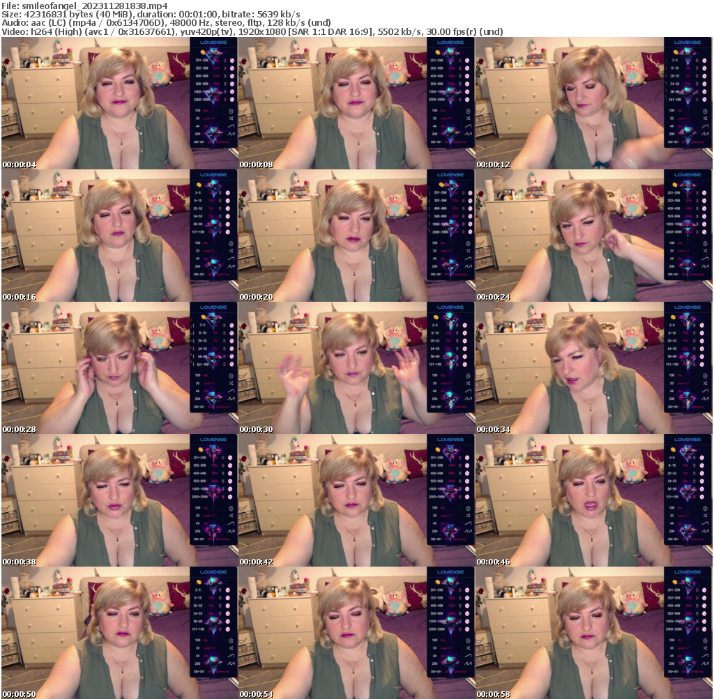 Preview thumb from smileofangel on 2023-11-28 @ bongacams