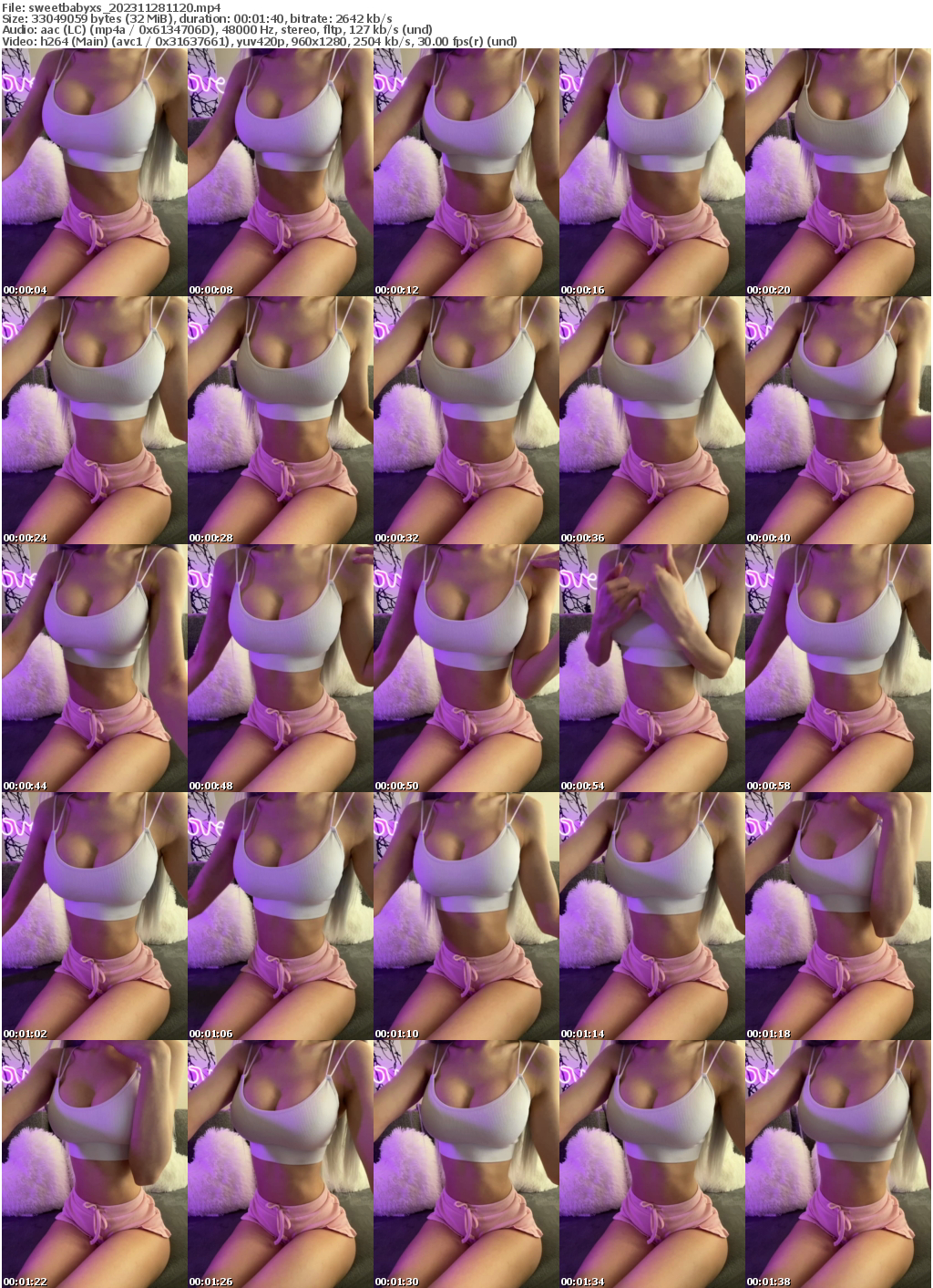 Preview thumb from sweetbabyxs on 2023-11-28 @ bongacams