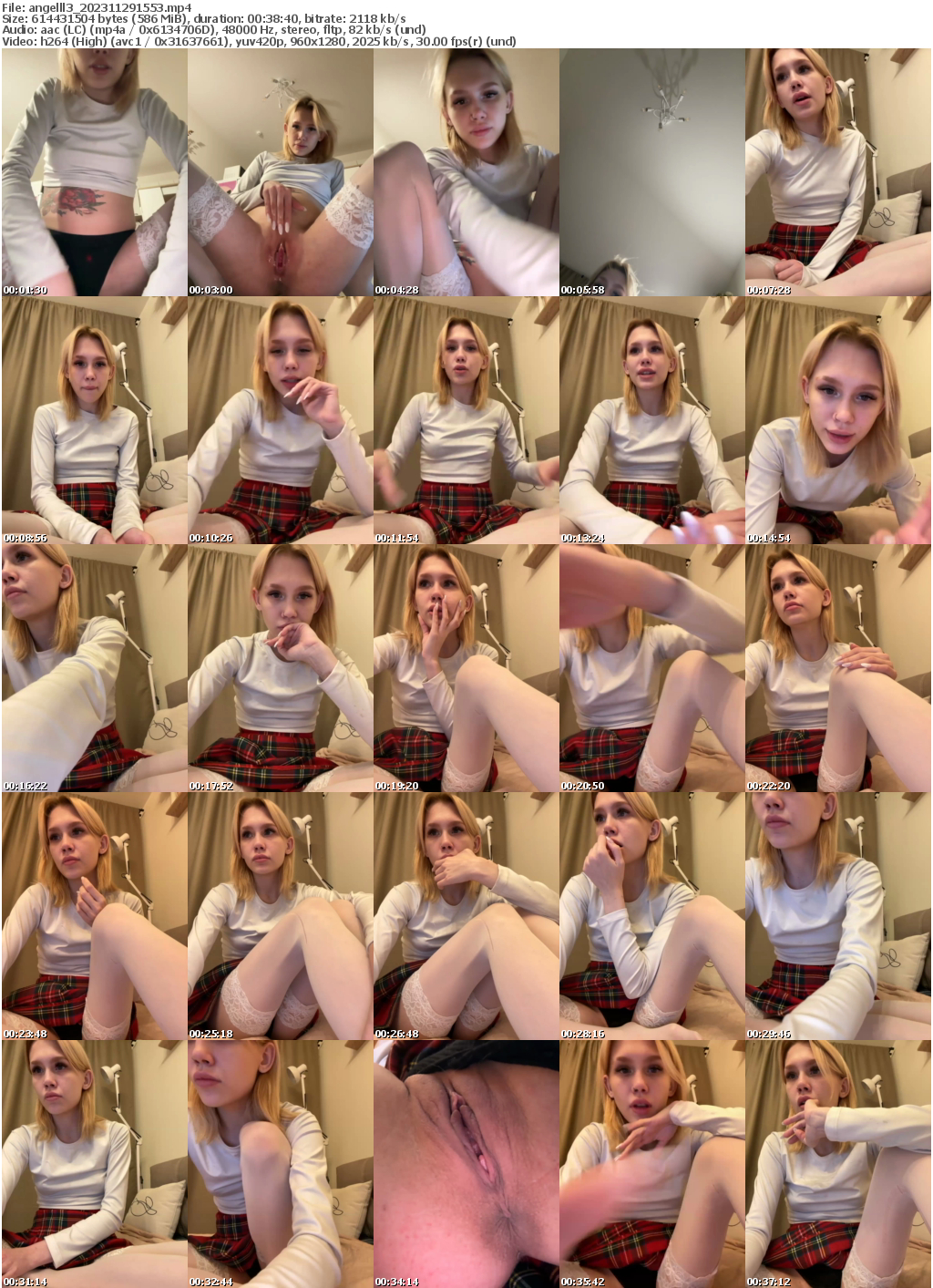 Preview thumb from angelll3 on 2023-11-29 @ bongacams