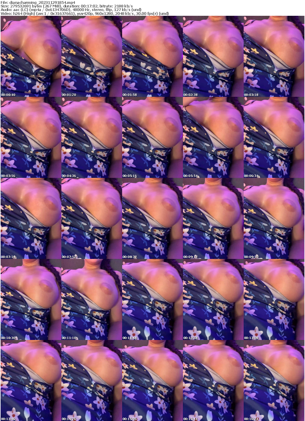 Preview thumb from dianacharming on 2023-11-29 @ bongacams