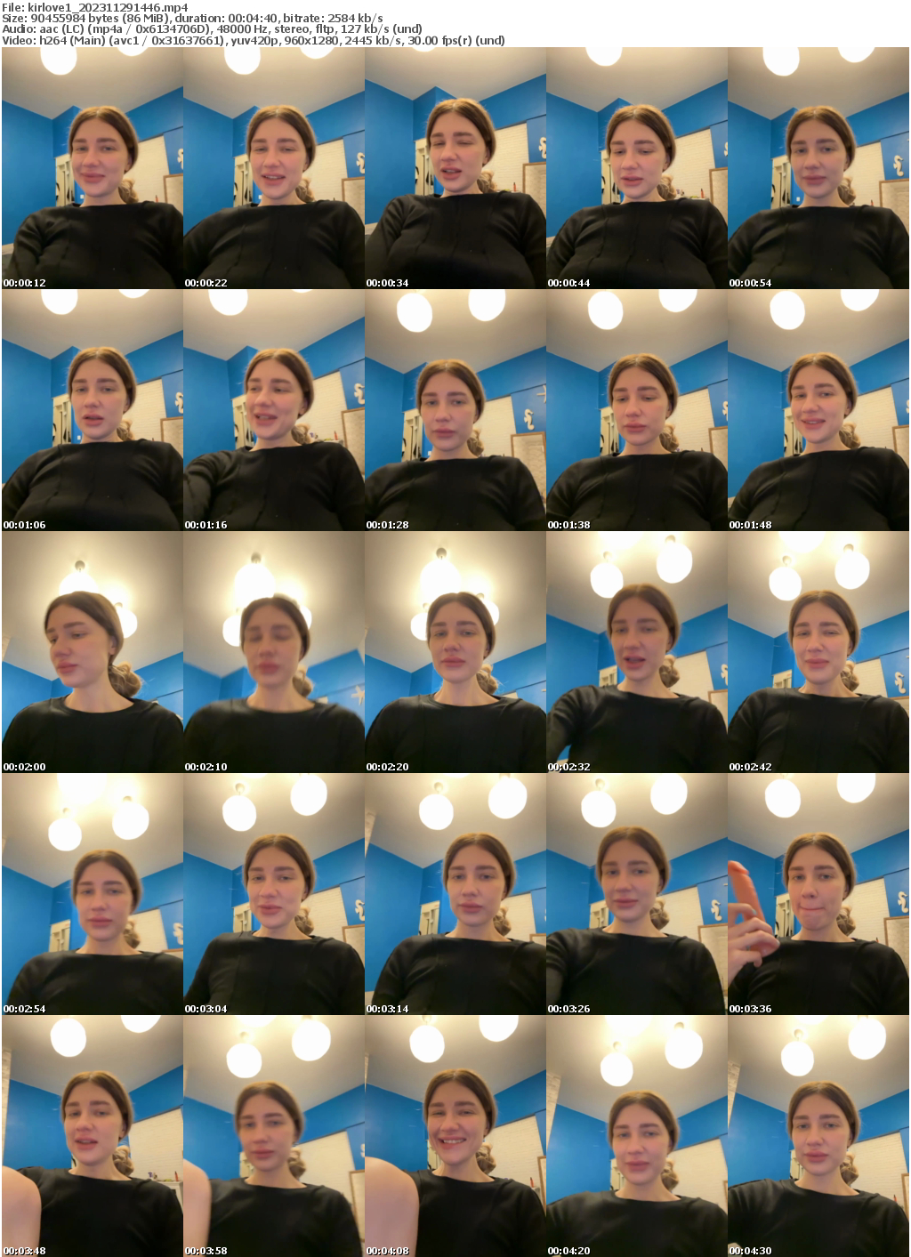 Preview thumb from kirlove1 on 2023-11-29 @ bongacams