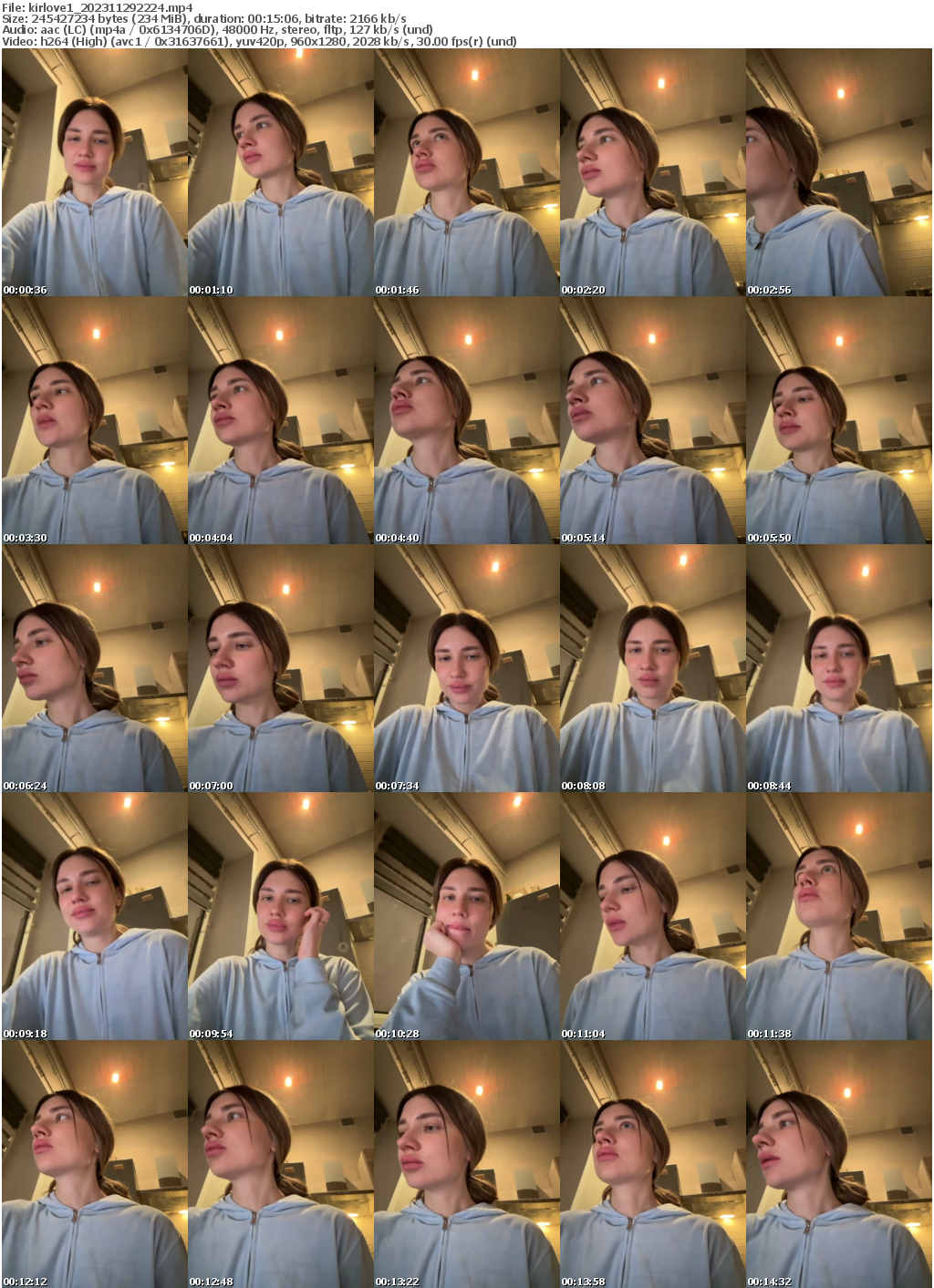 Preview thumb from kirlove1 on 2023-11-29 @ bongacams