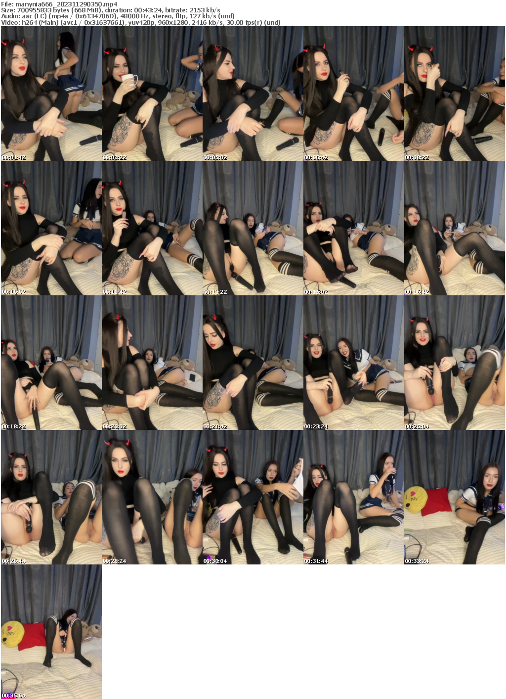 Preview thumb from manynia666 on 2023-11-29 @ bongacams