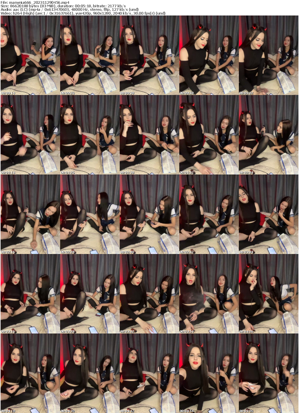 Preview thumb from manynia666 on 2023-11-29 @ bongacams