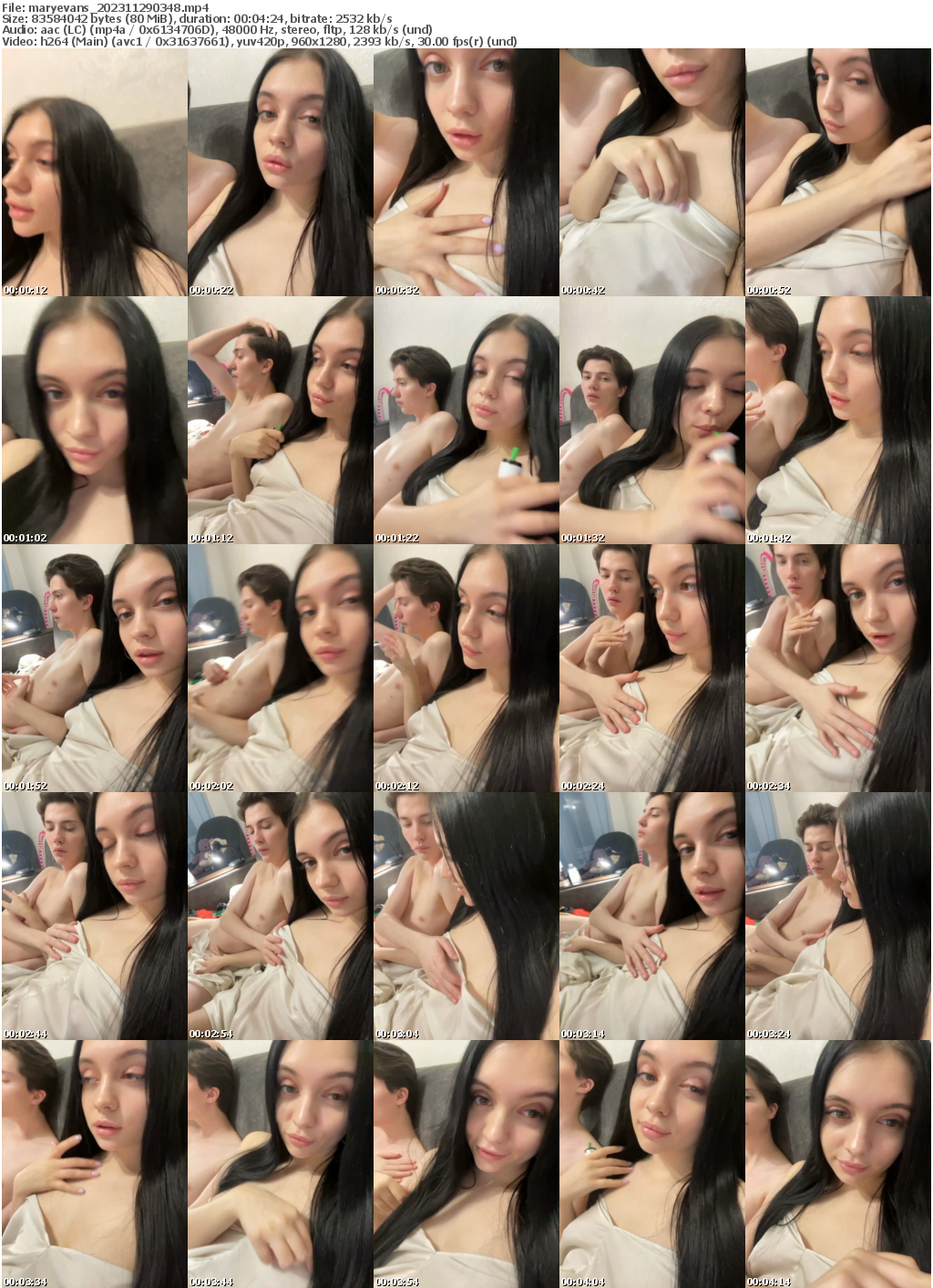 Preview thumb from maryevans on 2023-11-29 @ bongacams