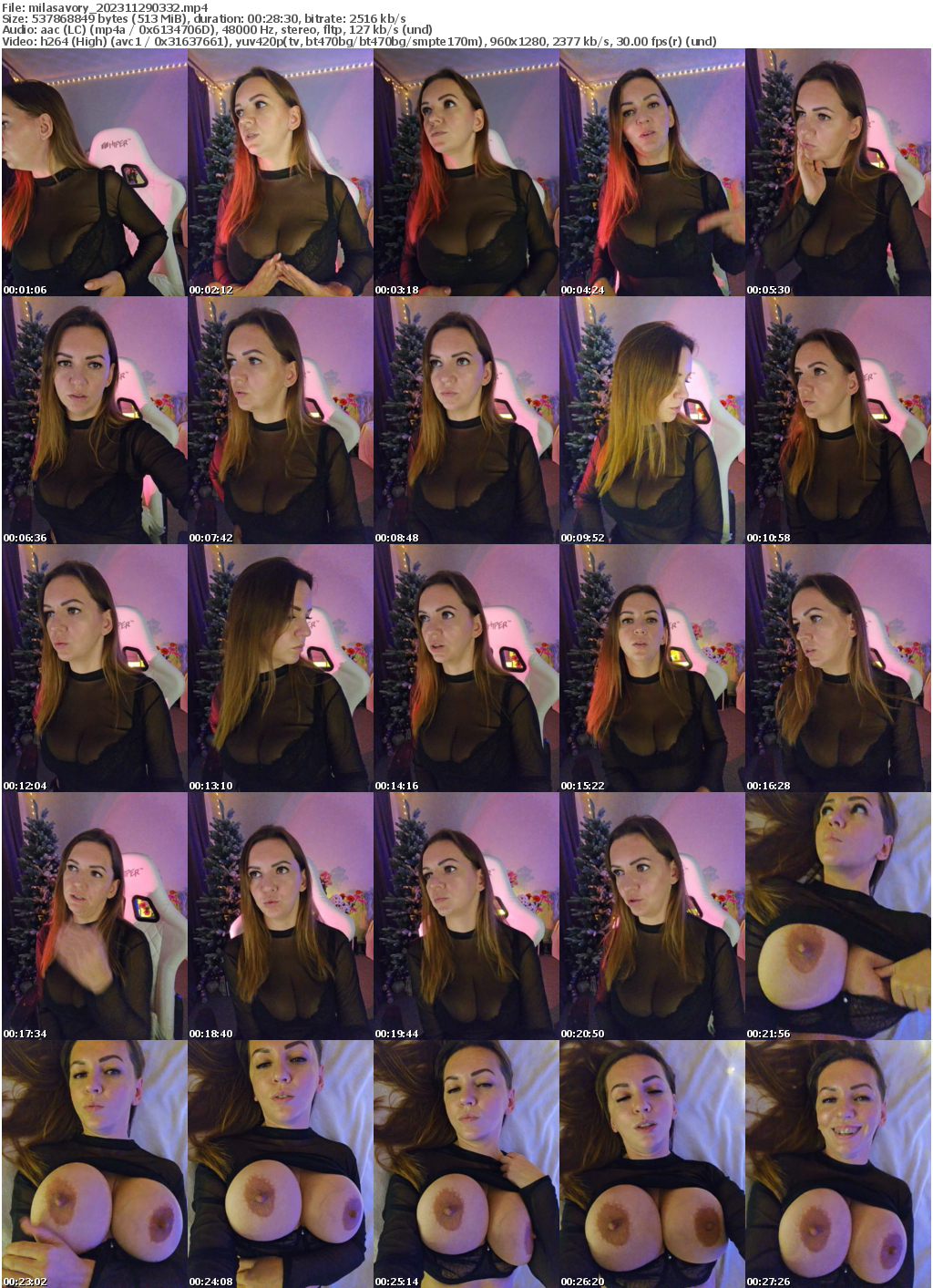 Preview thumb from milasavory on 2023-11-29 @ bongacams