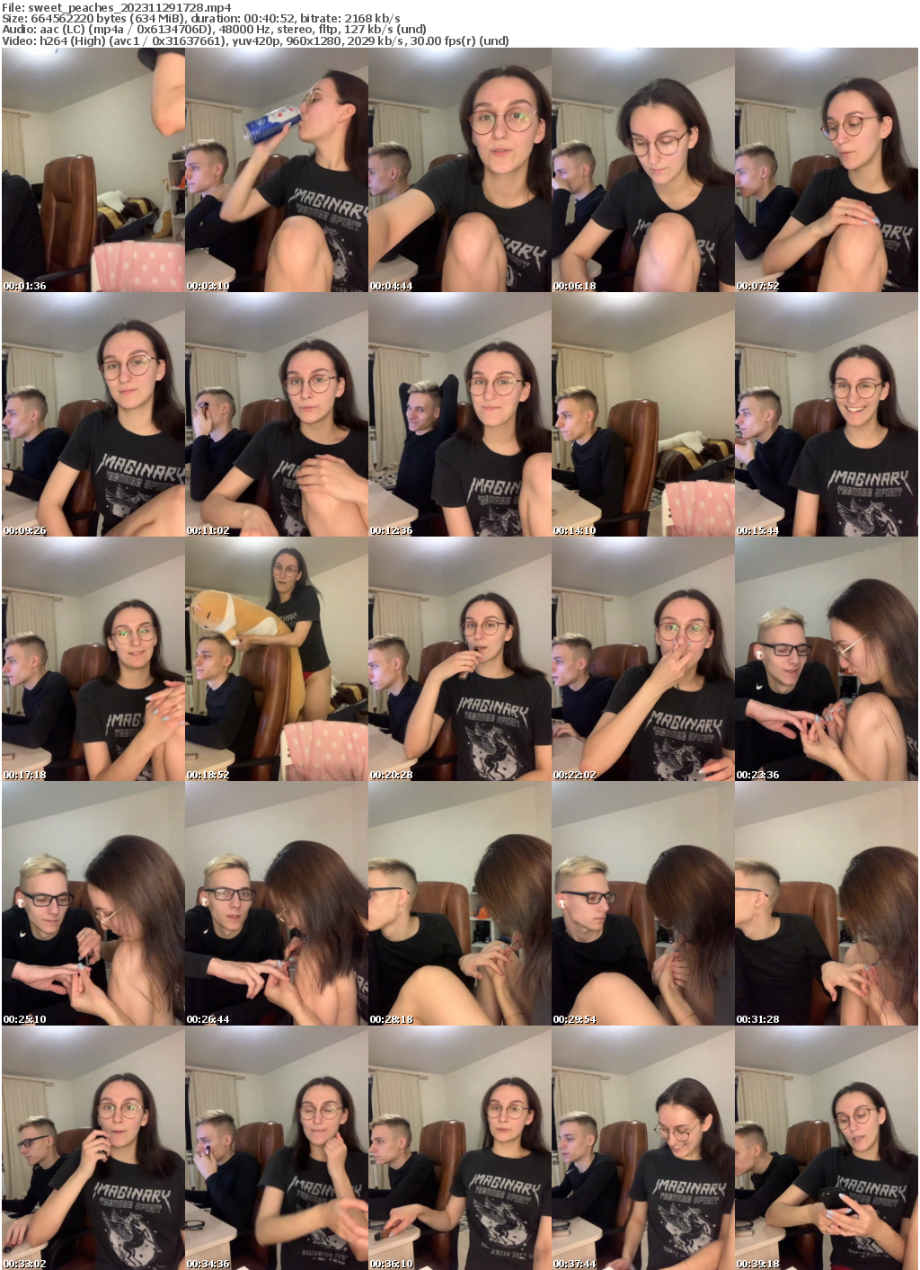 Preview thumb from sweet_peaches on 2023-11-29 @ bongacams