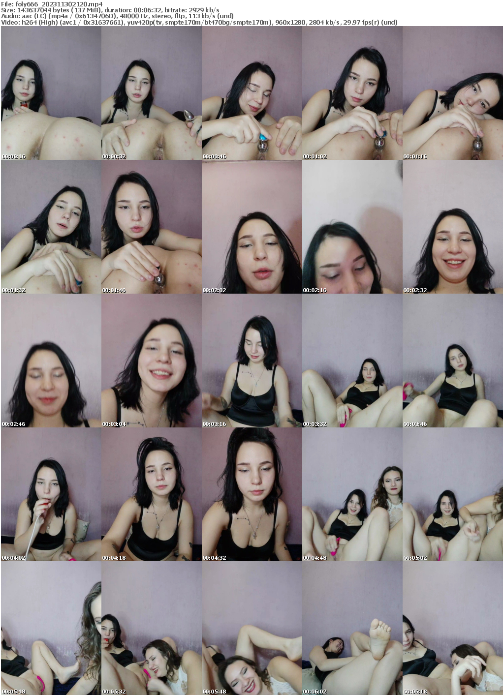 Preview thumb from foly666 on 2023-11-30 @ bongacams