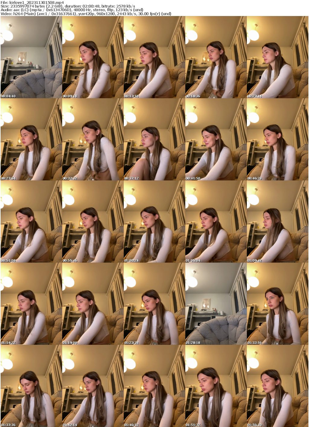 Preview thumb from kirlove1 on 2023-11-30 @ bongacams