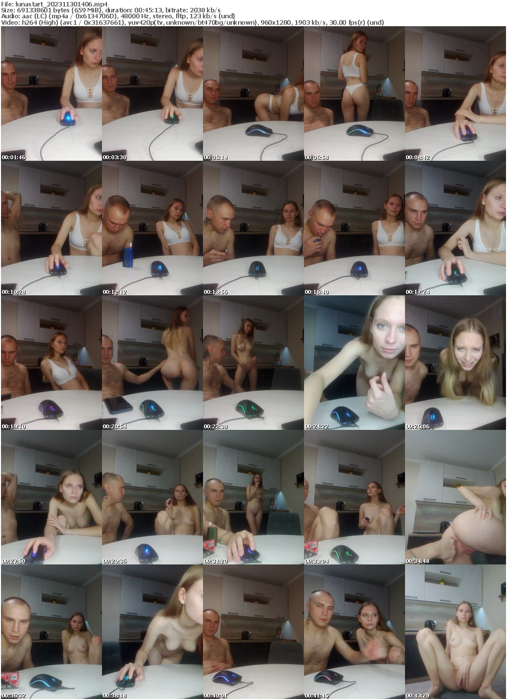 Preview thumb from lunastart on 2023-11-30 @ bongacams