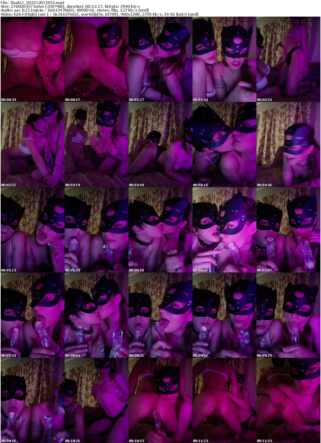 Preview thumb from 2laski2 on 2023-12-01 @ bongacams