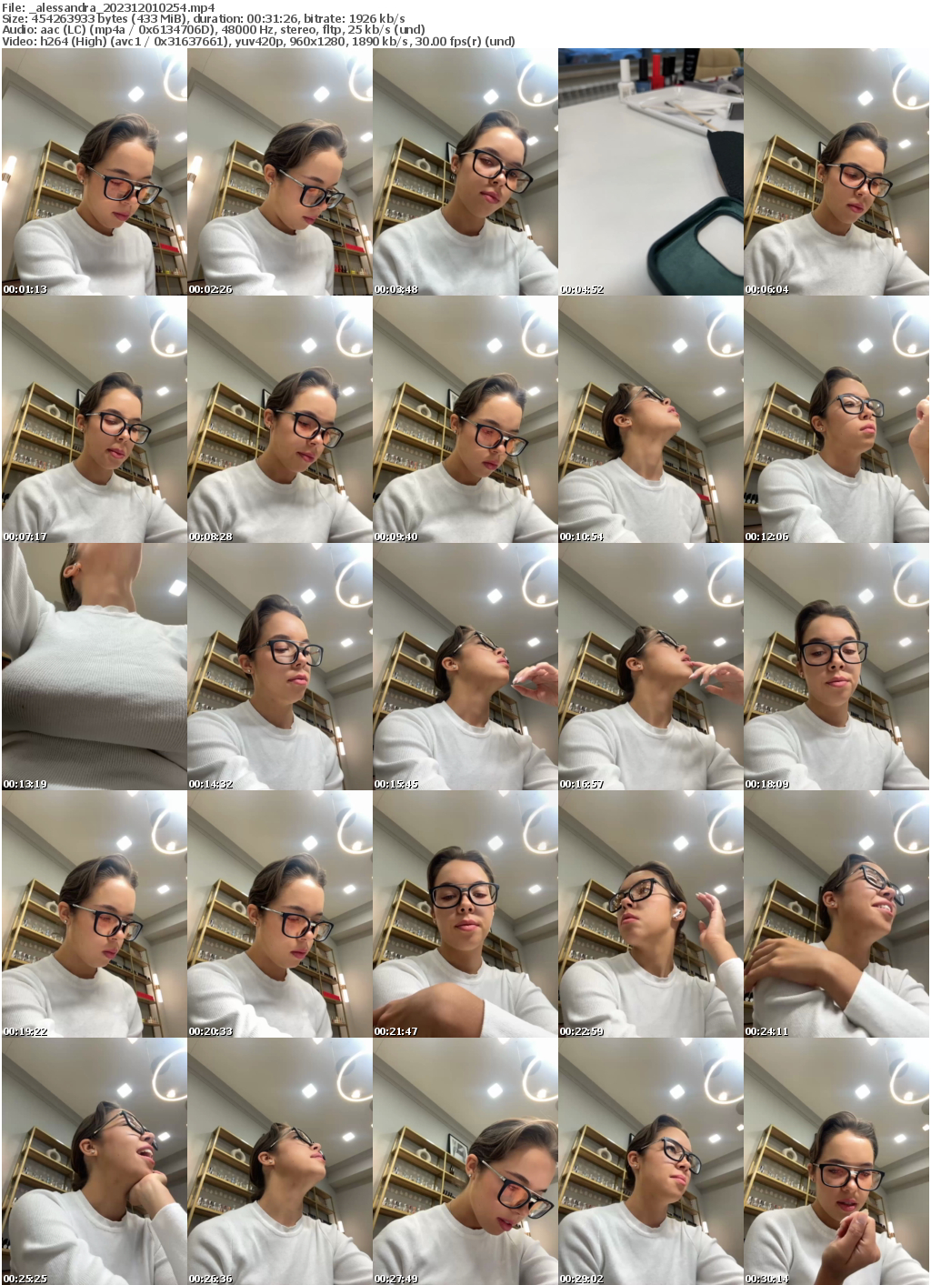 Preview thumb from _alessandra on 2023-12-01 @ bongacams