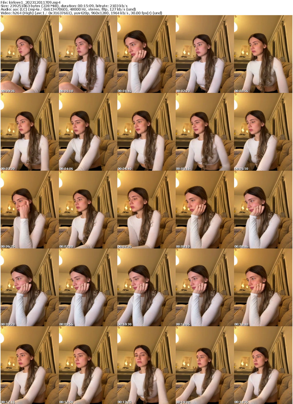 Preview thumb from kirlove1 on 2023-12-01 @ bongacams