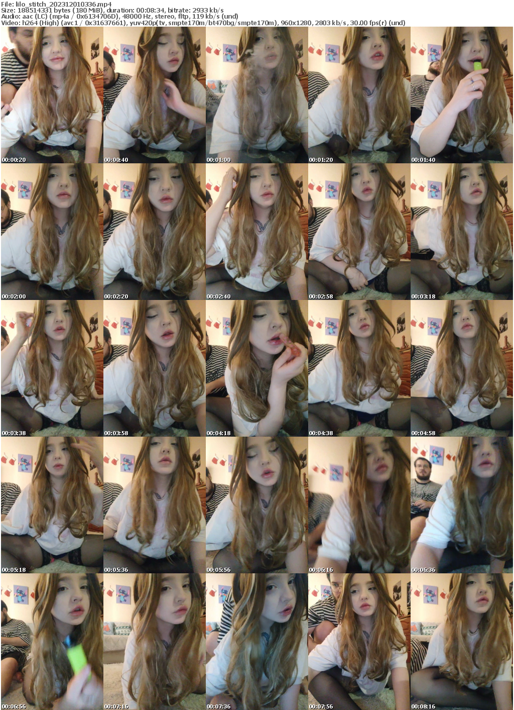 Preview thumb from lilo_stitch on 2023-12-01 @ bongacams