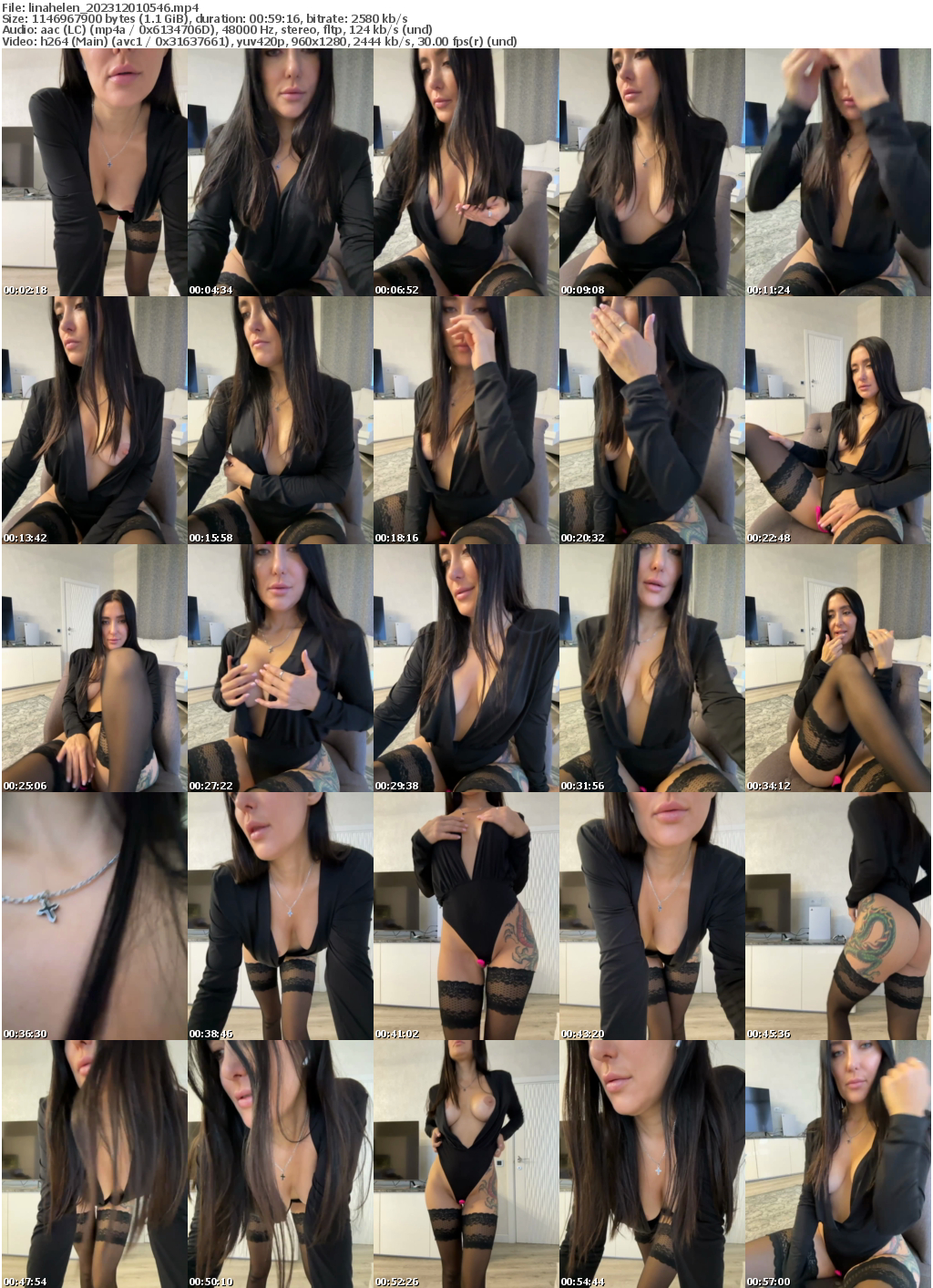 Preview thumb from linahelen on 2023-12-01 @ bongacams