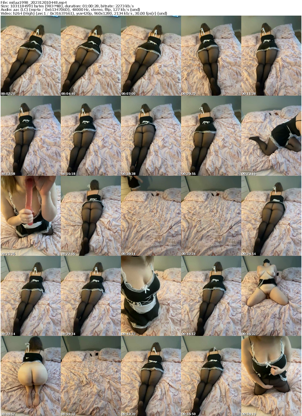 Preview thumb from milaa1998 on 2023-12-01 @ bongacams