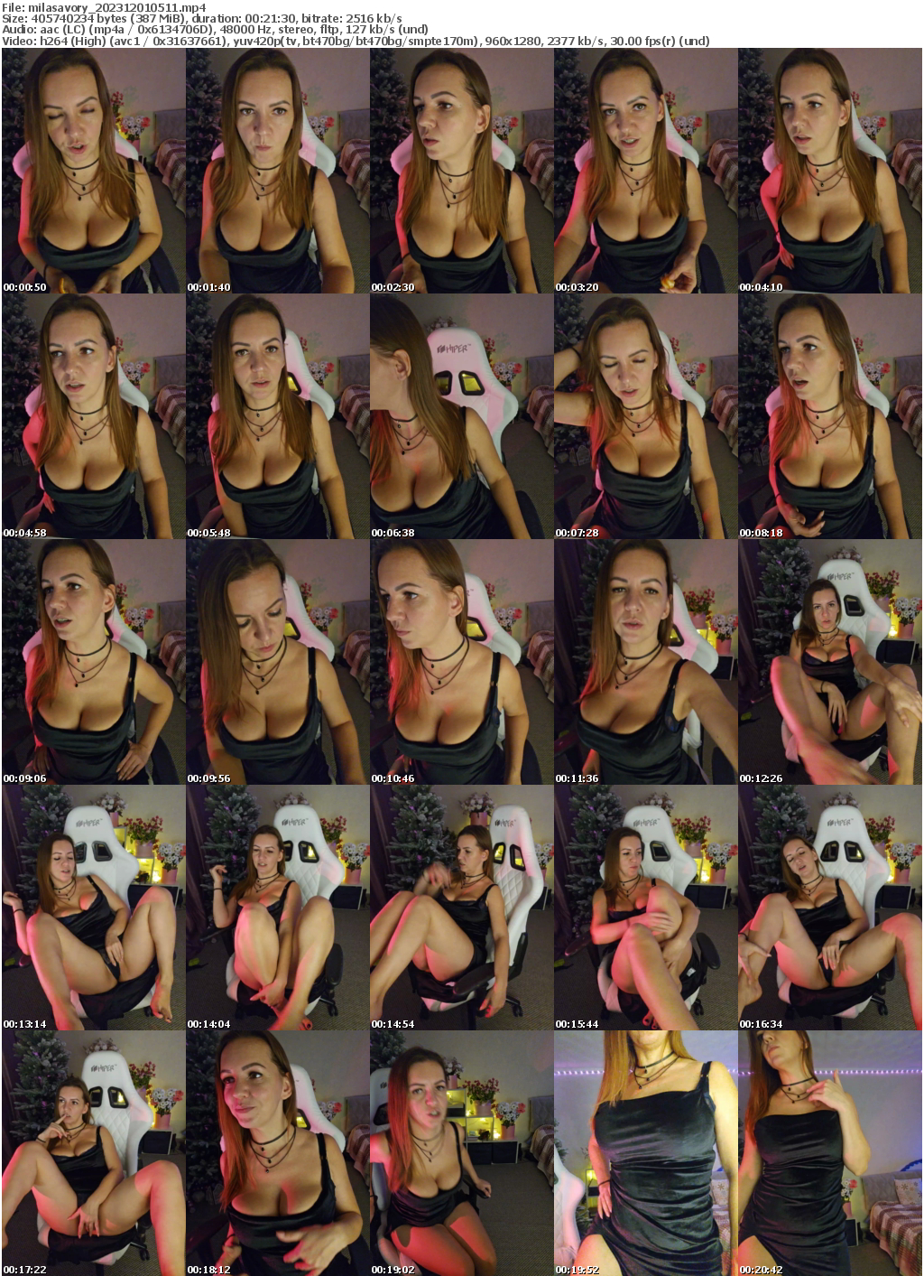 Preview thumb from milasavory on 2023-12-01 @ bongacams