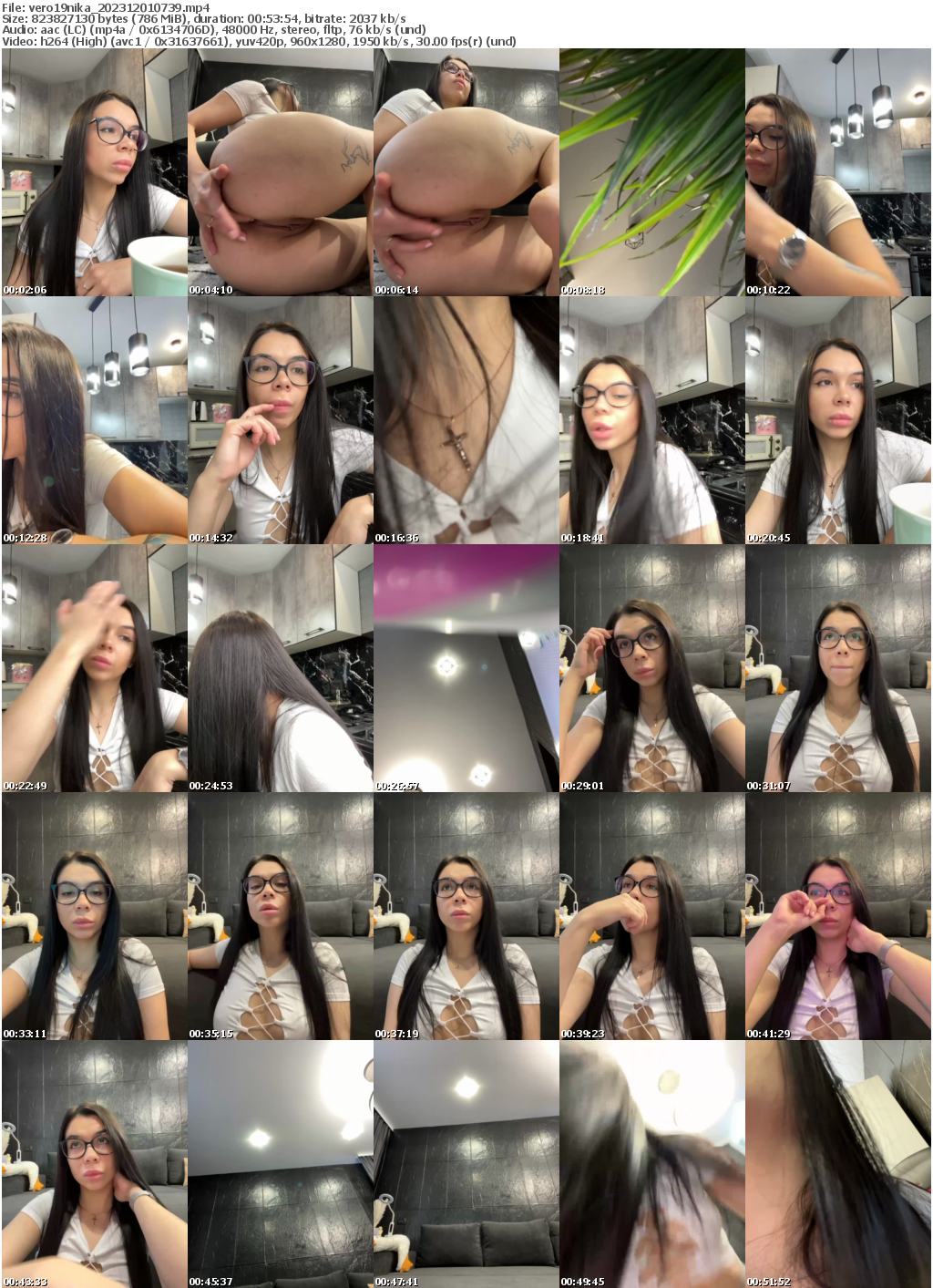 Preview thumb from vero19nika on 2023-12-01 @ bongacams