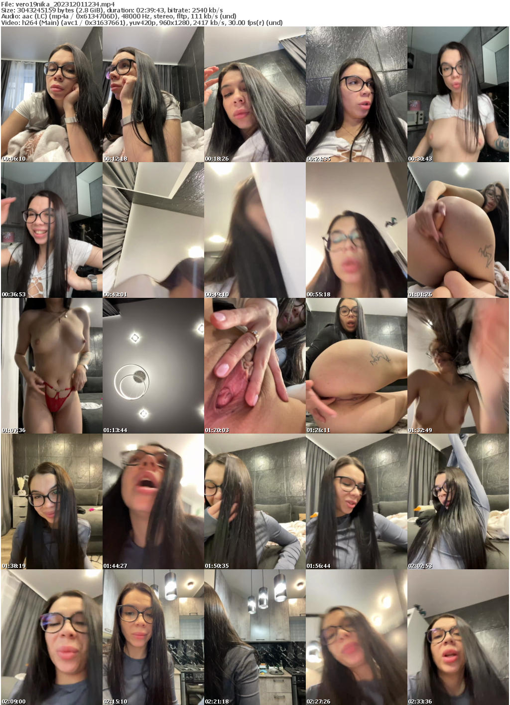 Preview thumb from vero19nika on 2023-12-01 @ bongacams
