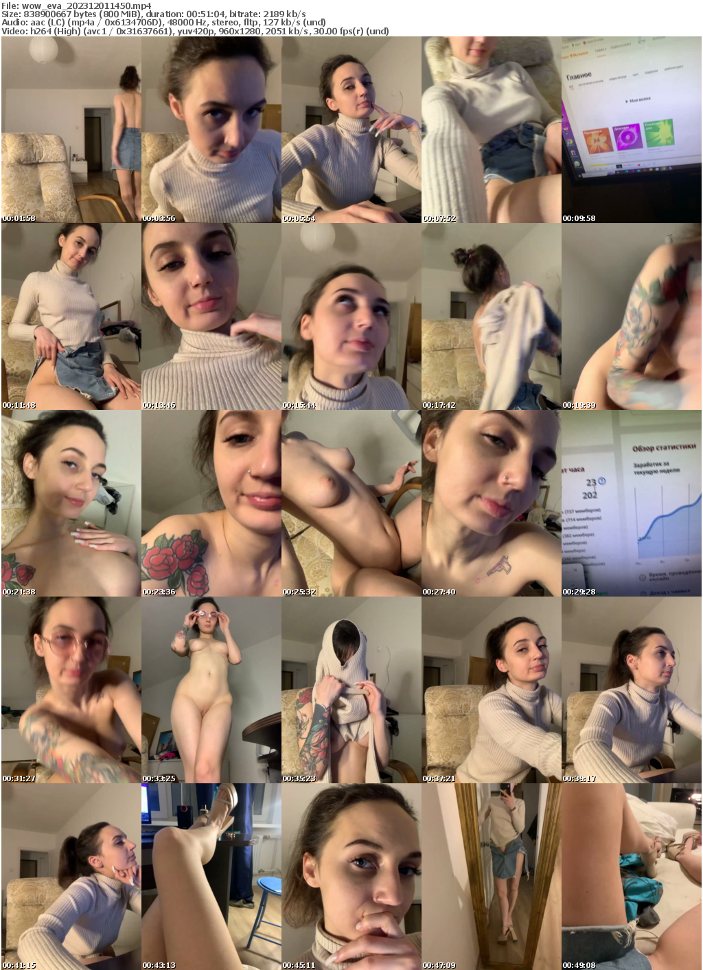 Preview thumb from wow_eva on 2023-12-01 @ bongacams