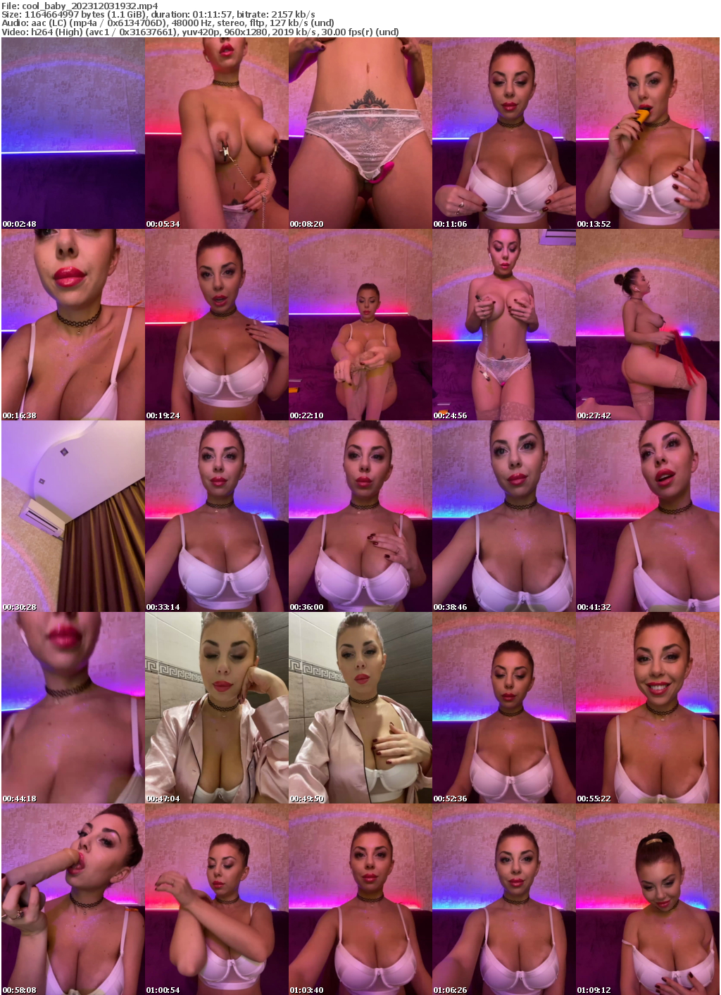 Preview thumb from cool_baby on 2023-12-03 @ bongacams