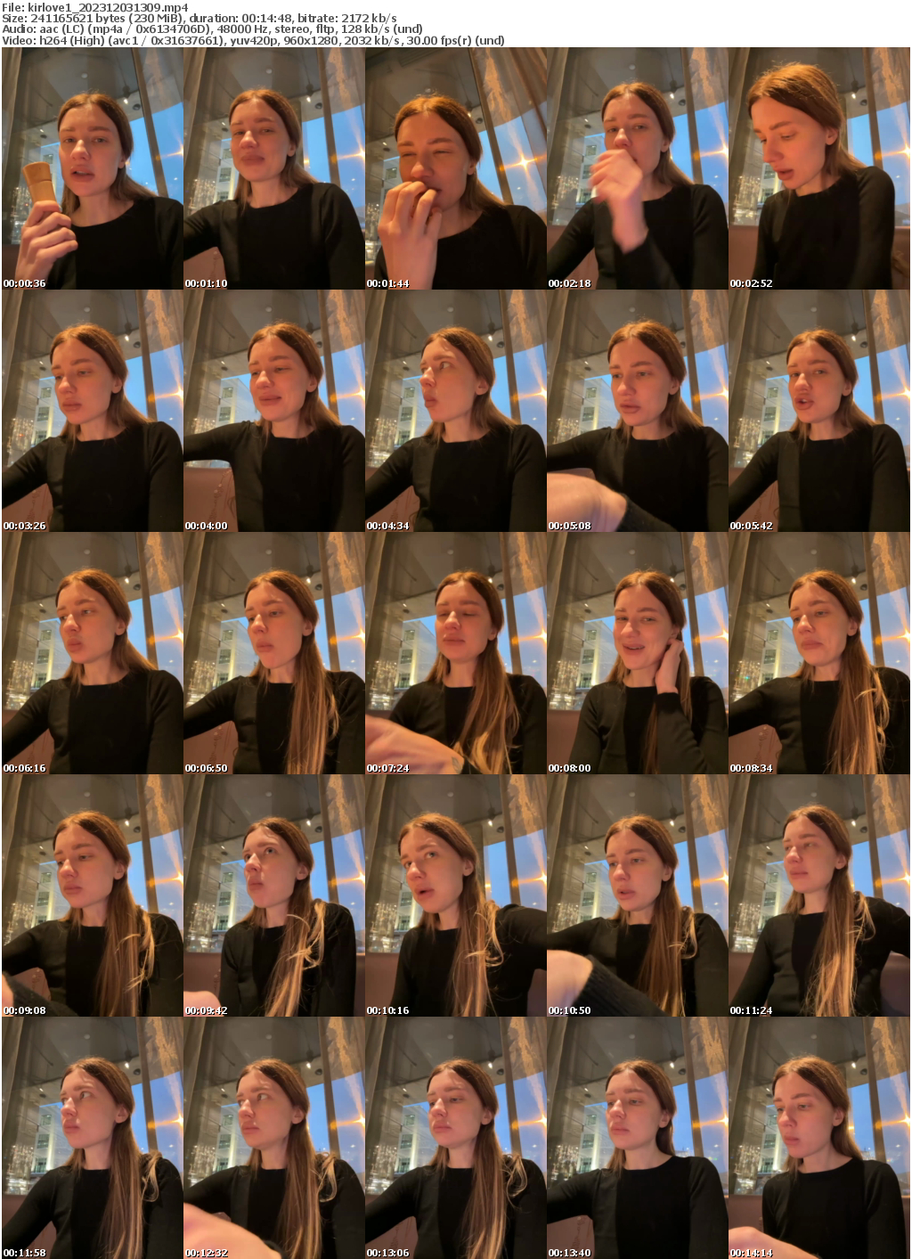 Preview thumb from kirlove1 on 2023-12-03 @ bongacams