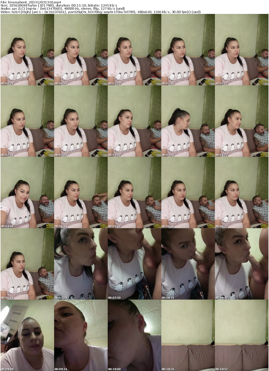 Preview thumb from kissmabont on 2023-12-03 @ bongacams