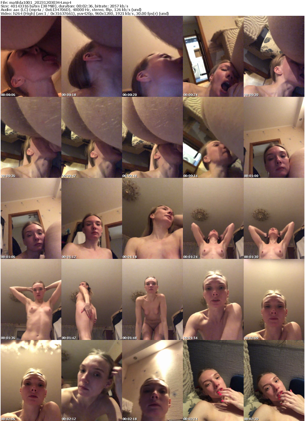 Preview thumb from matilda1001 on 2023-12-03 @ bongacams