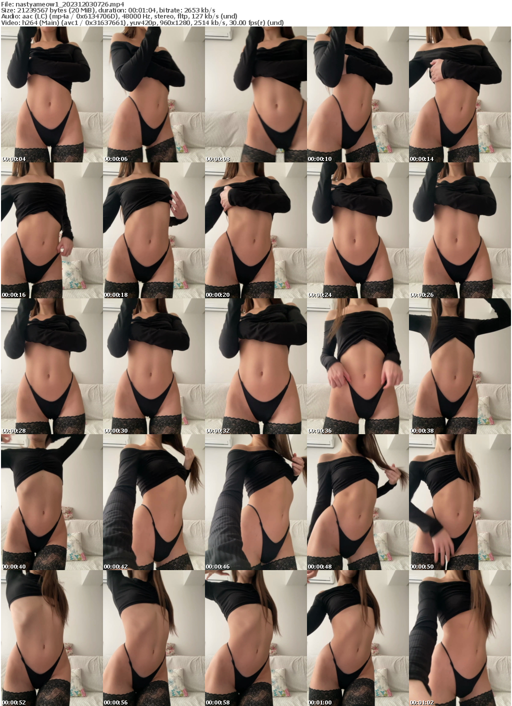 Preview thumb from nastyameow1 on 2023-12-03 @ bongacams