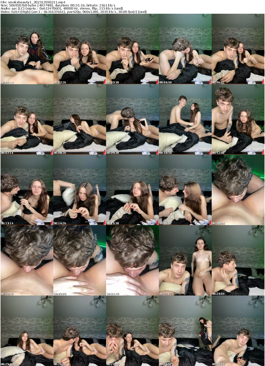 Preview thumb from smokebeauty1 on 2023-12-03 @ bongacams