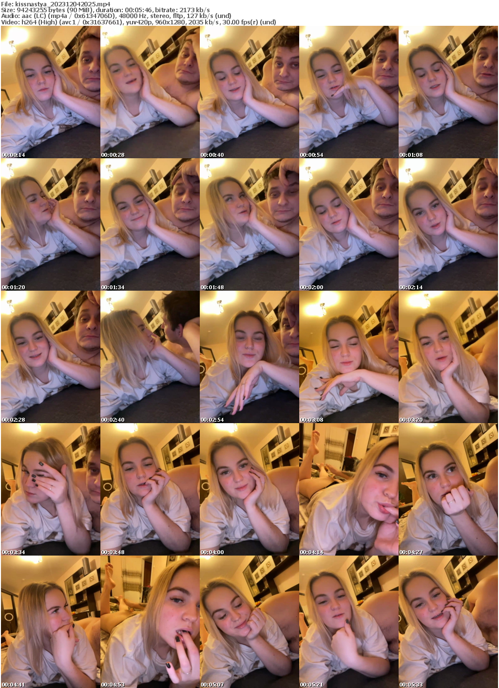 Preview thumb from kissnastya on 2023-12-04 @ bongacams