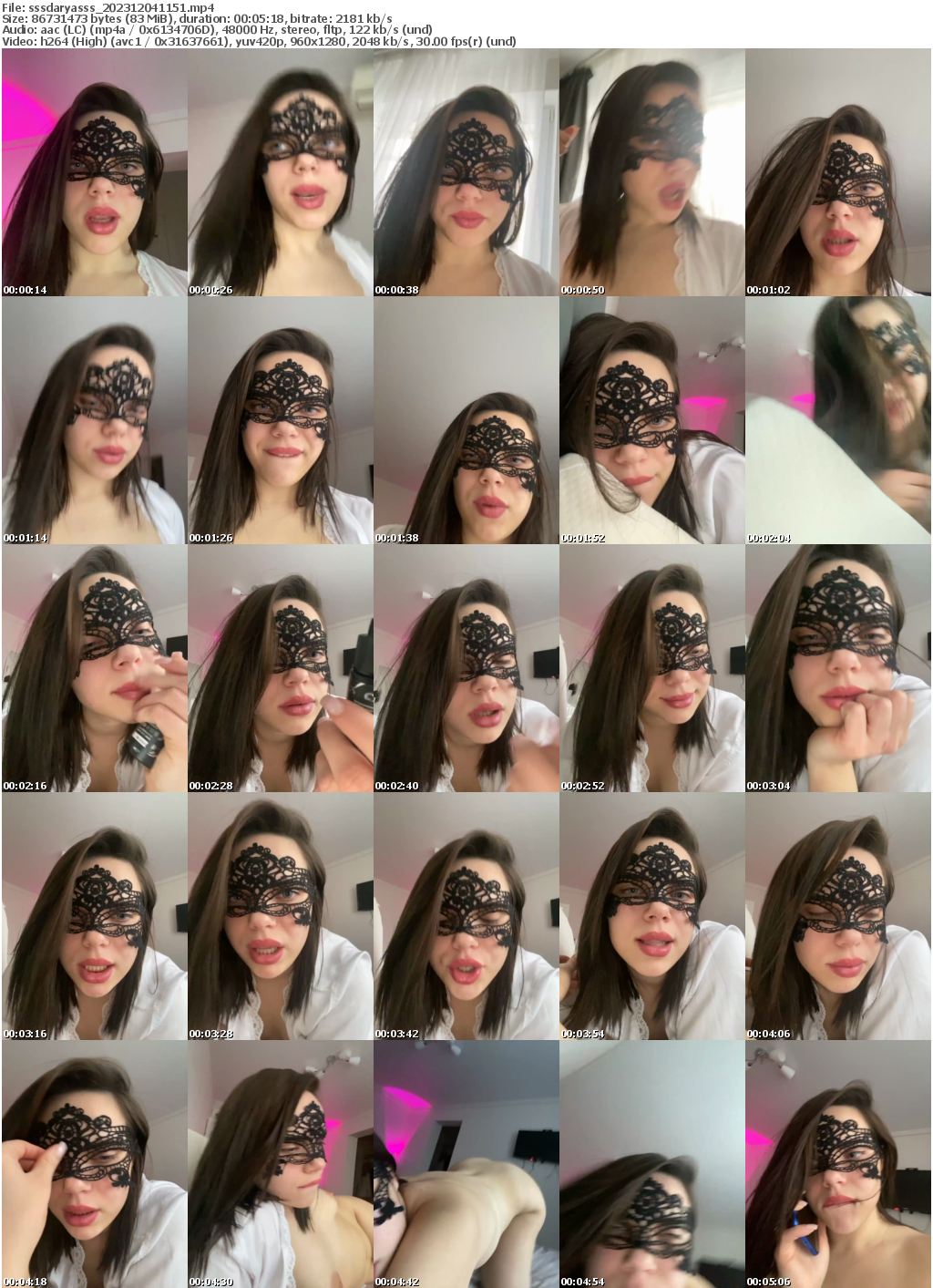 Preview thumb from sssdaryasss on 2023-12-04 @ bongacams