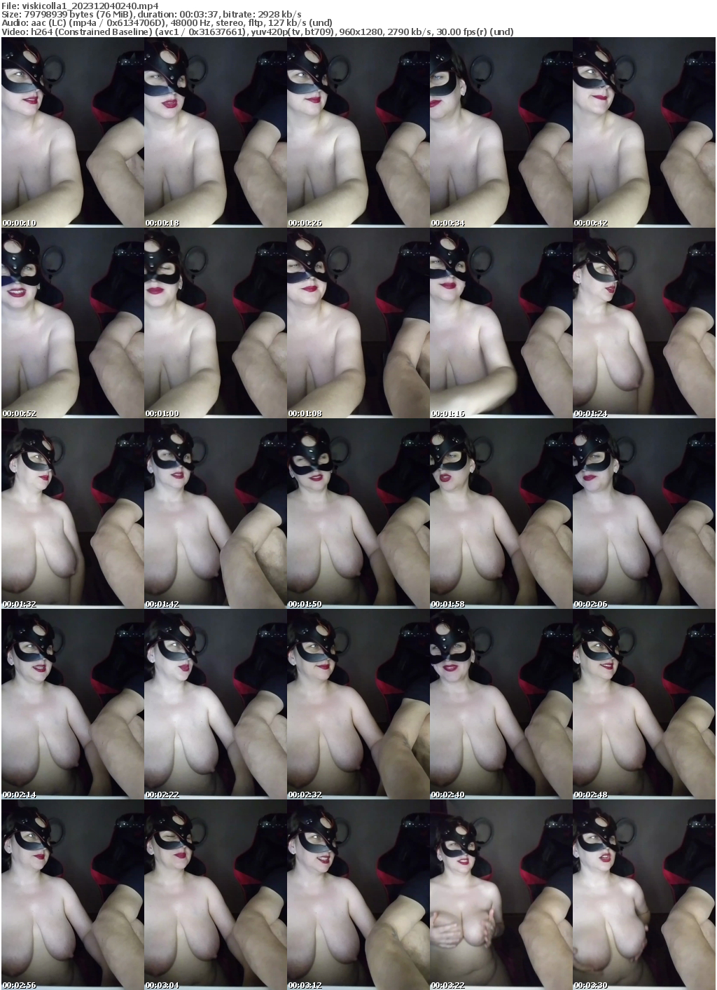 Preview thumb from viskicolla1 on 2023-12-04 @ bongacams