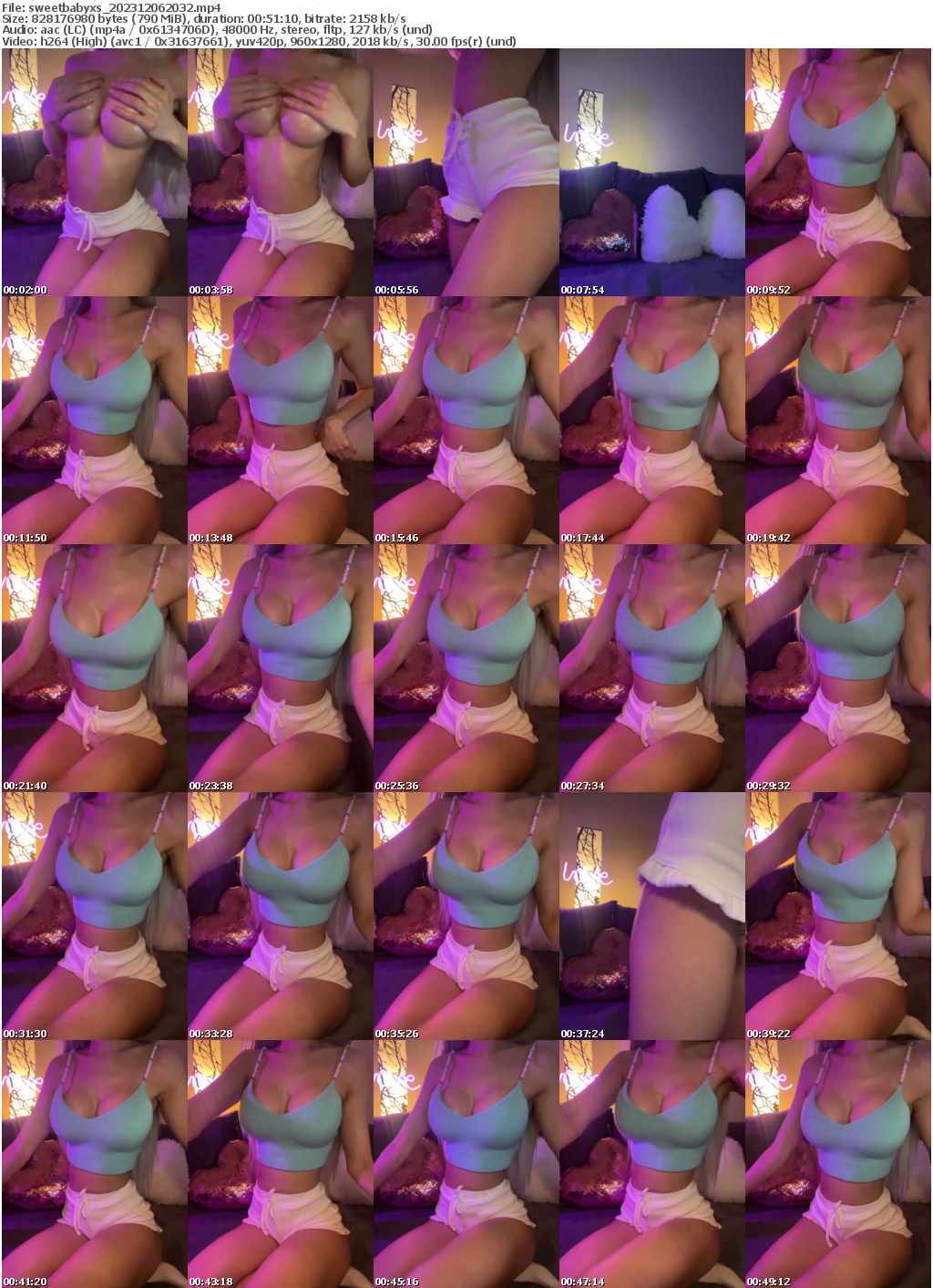 Preview thumb from sweetbabyxs on 2023-12-06 @ bongacams