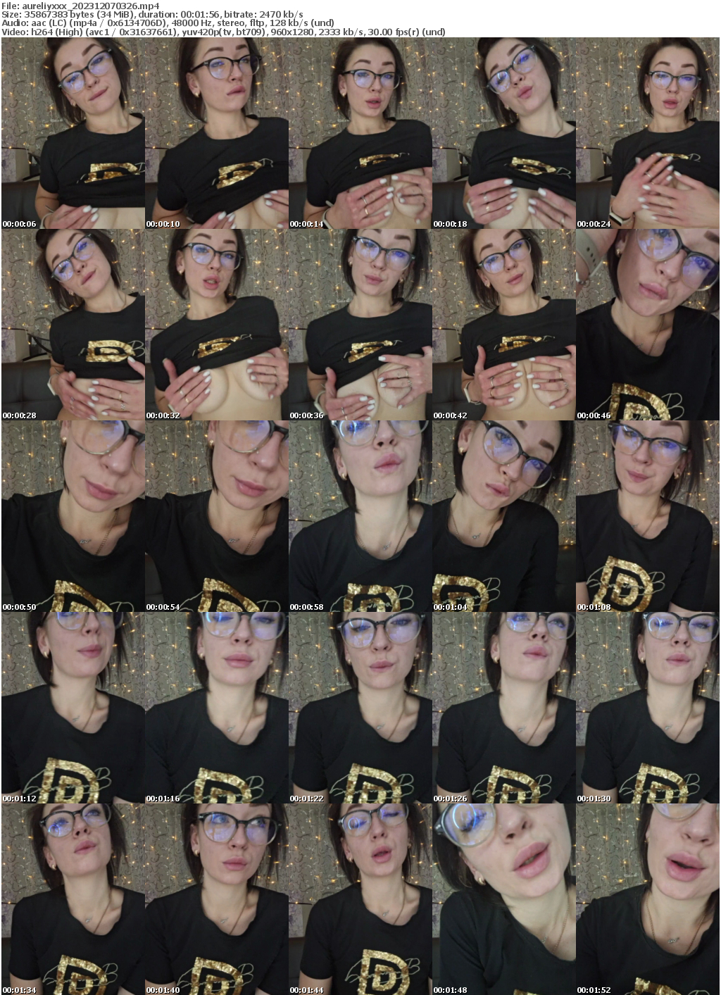 Preview thumb from aureliyxxx on 2023-12-07 @ bongacams