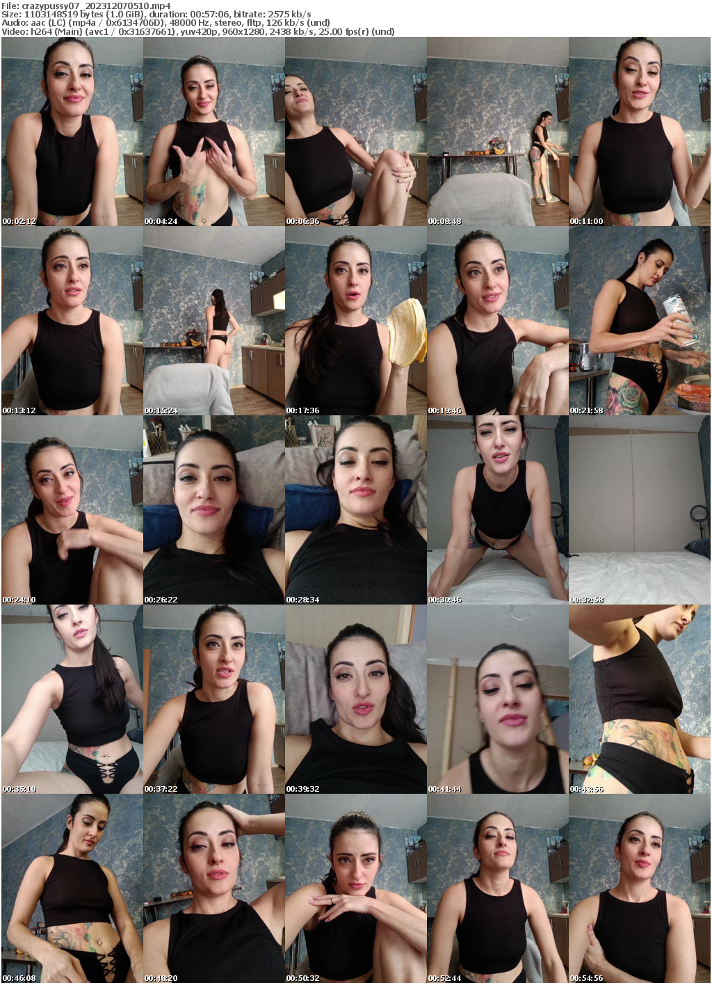 Preview thumb from crazypussy07 on 2023-12-07 @ bongacams