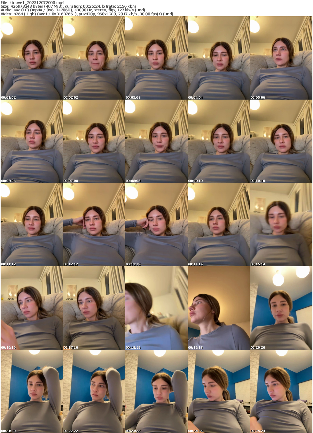 Preview thumb from kirlove1 on 2023-12-07 @ bongacams