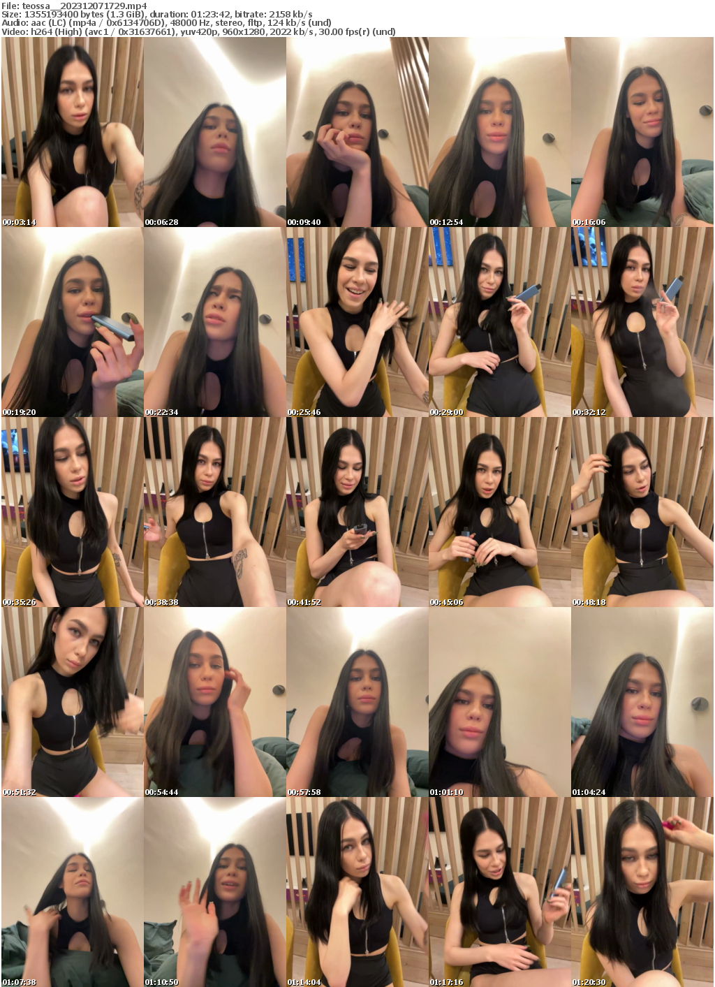 Preview thumb from teossa_ on 2023-12-07 @ bongacams