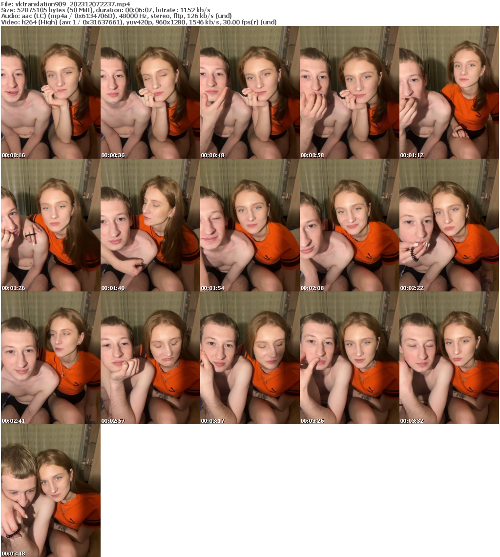 Preview thumb from vktranslation909 on 2023-12-07 @ bongacams