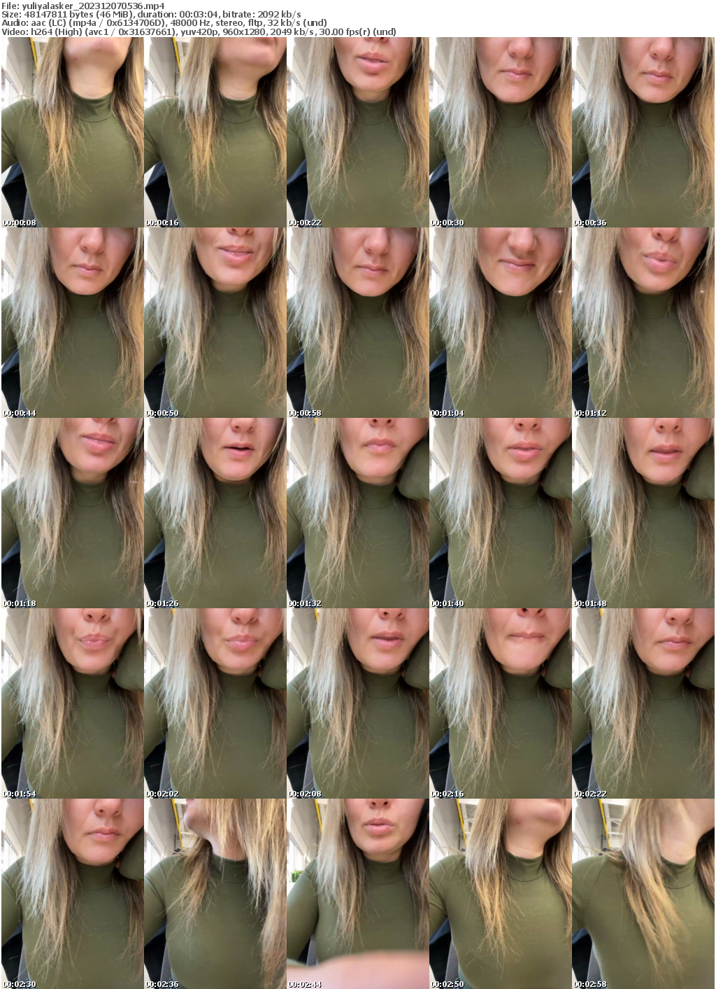 Preview thumb from yuliyalasker on 2023-12-07 @ bongacams