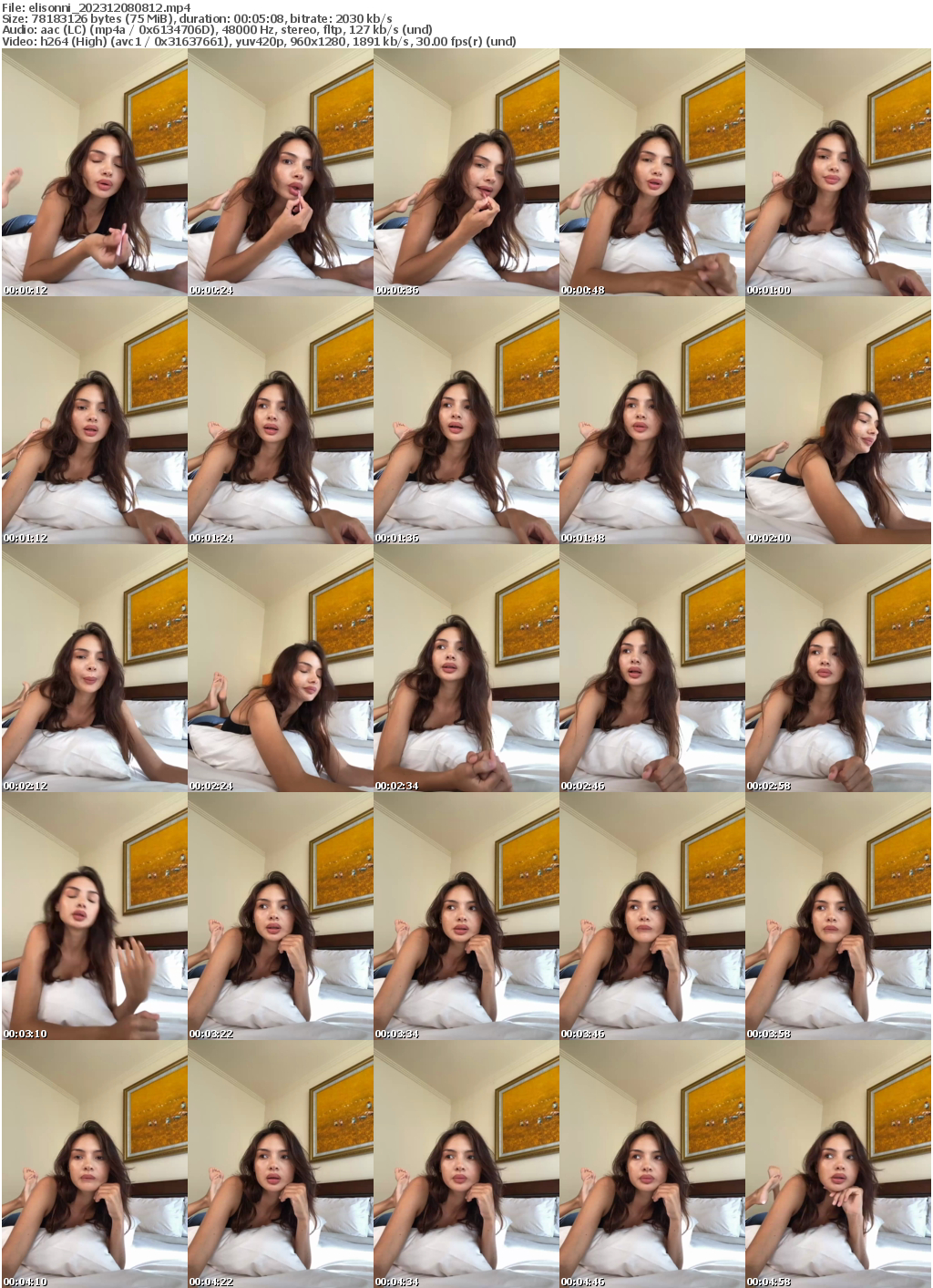 Preview thumb from elisonni on 2023-12-08 @ bongacams