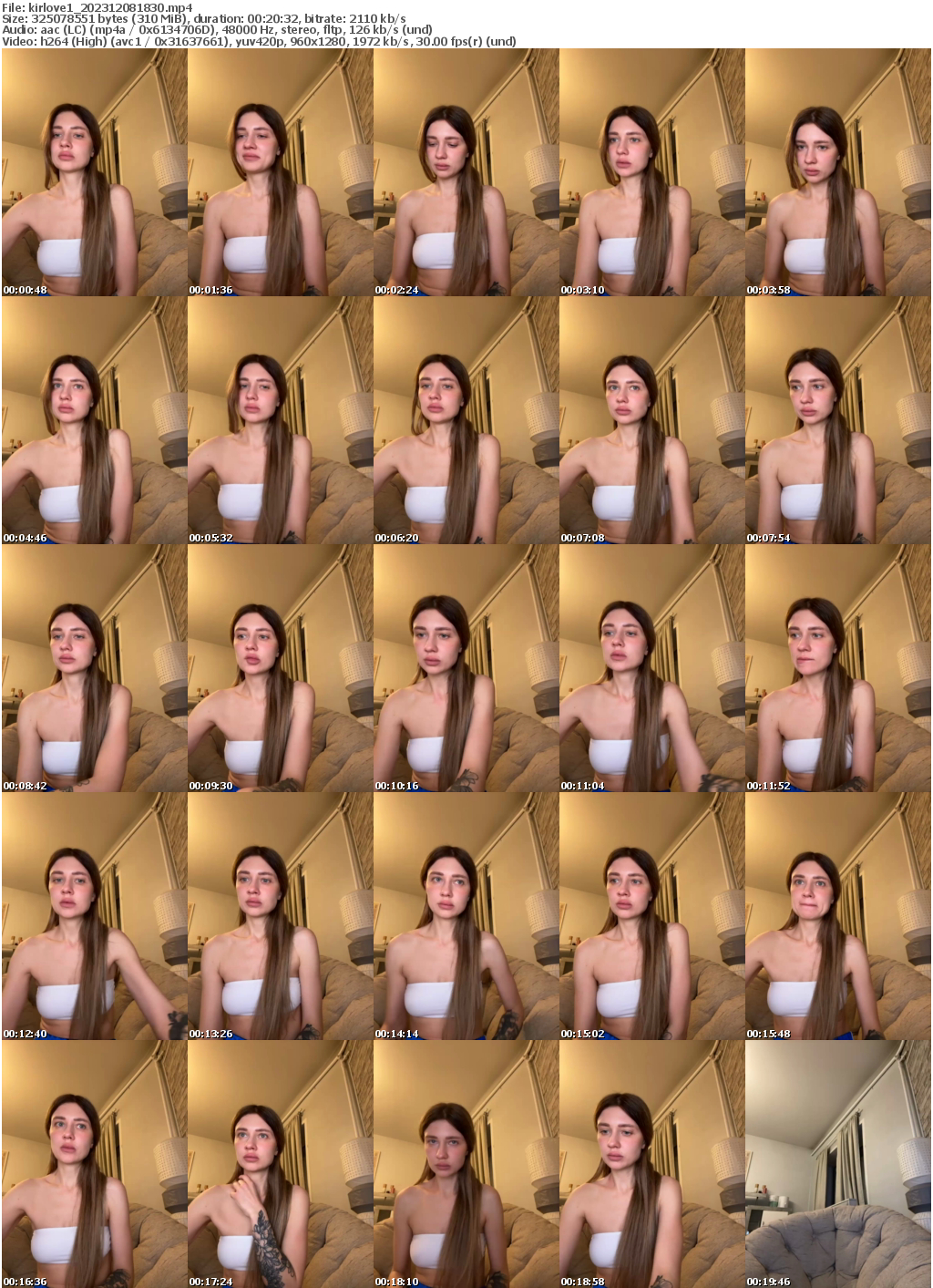 Preview thumb from kirlove1 on 2023-12-08 @ bongacams