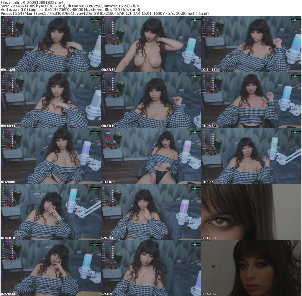 Preview thumb from madina3 on 2023-12-08 @ bongacams