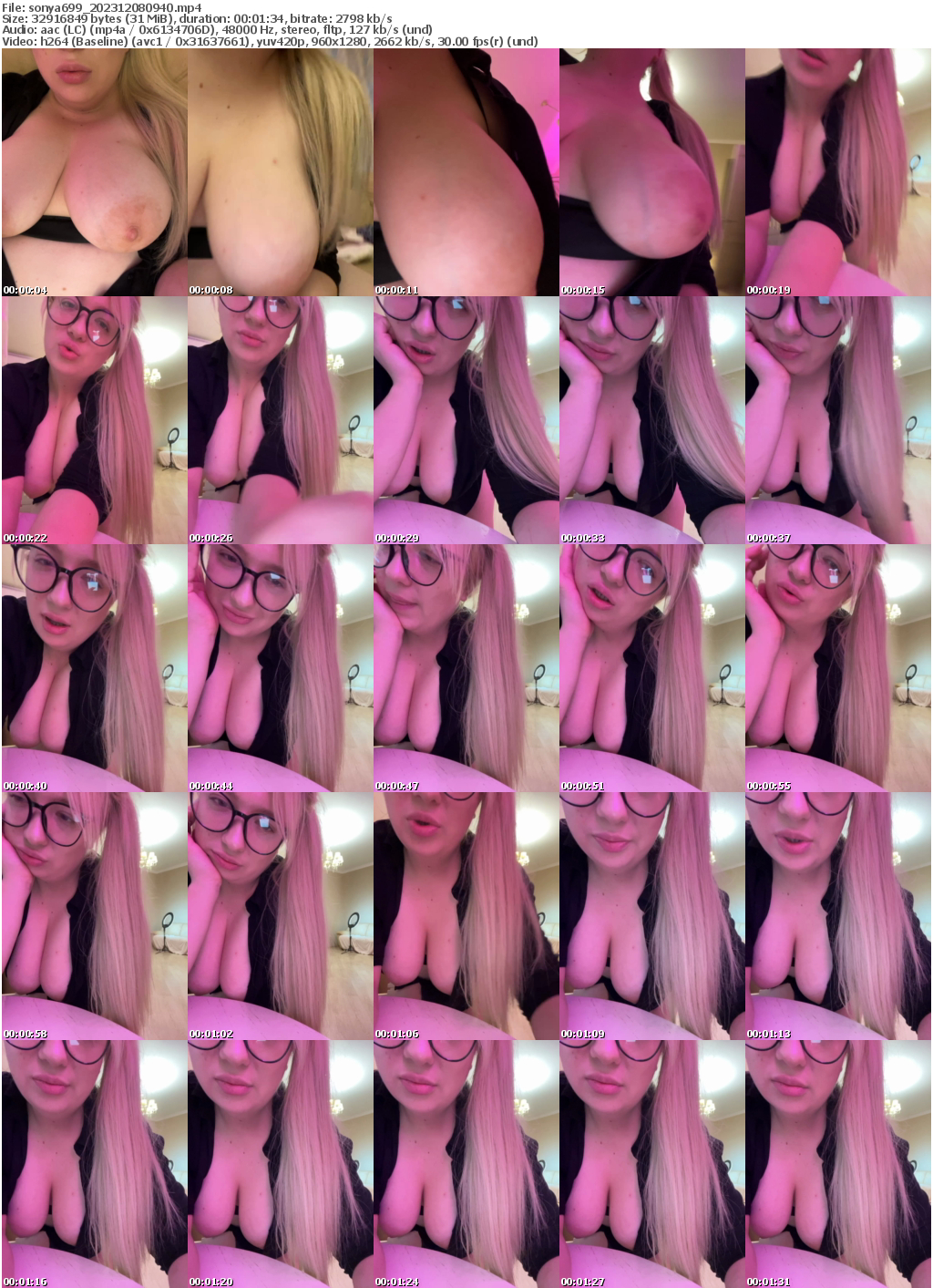 Preview thumb from sonya699 on 2023-12-08 @ bongacams