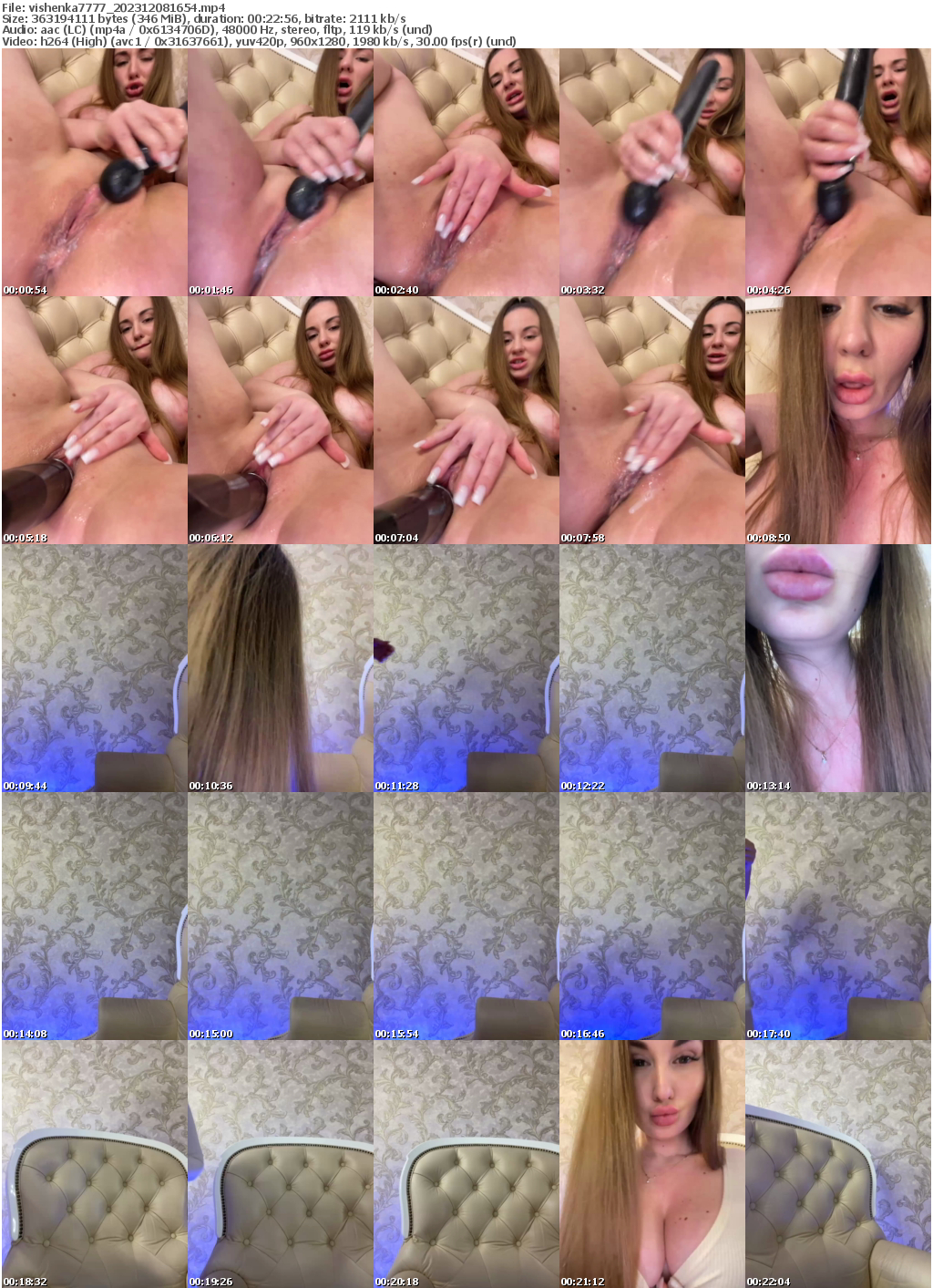 Preview thumb from vishenka7777 on 2023-12-08 @ bongacams