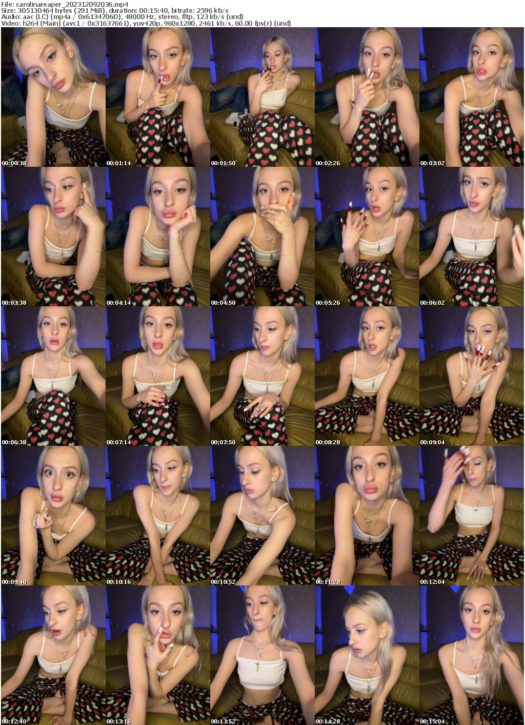 Preview thumb from carolinareaper on 2023-12-09 @ bongacams