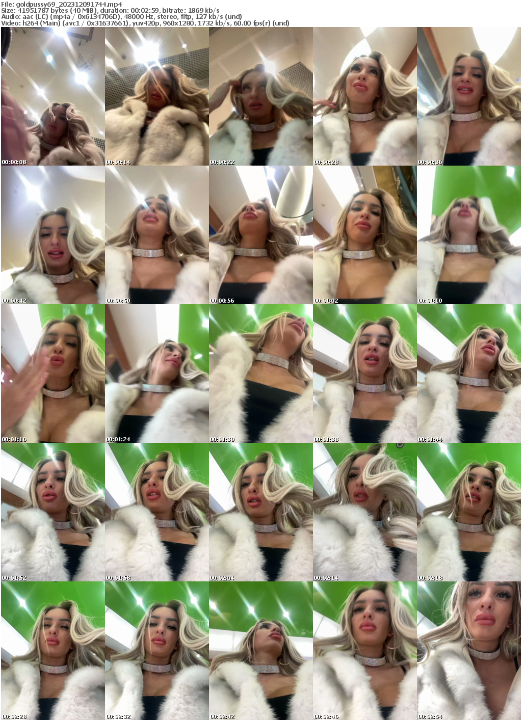 Preview thumb from goldpussy69 on 2023-12-09 @ bongacams